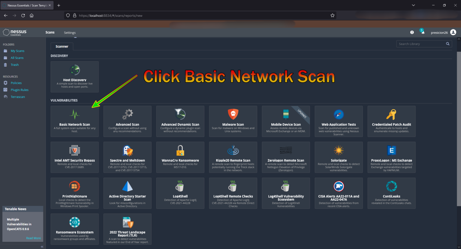 Tenable Nessus Essentials (Basic Scan Tutorial) - Exemplary Security